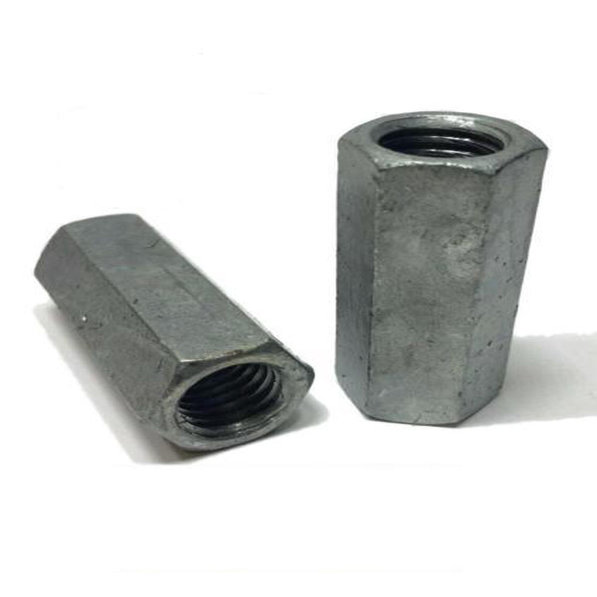 5/8"-11 x W 13/16" x L 2 1/8" Coupling Nut Hot Dipped Galvanized