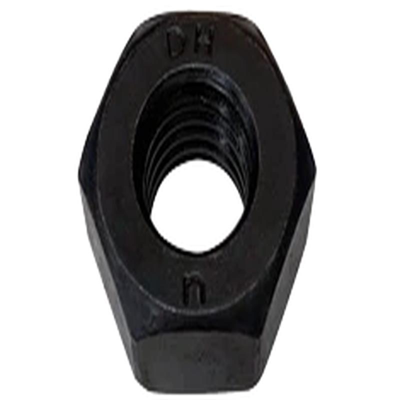 [50 PKG] Heavy Hex Nuts Grade 2H Steel Plain ASTM A194 1 1/8-7