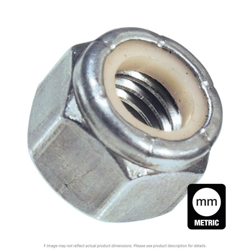 [50 PKG] Hex Lock Nuts Grade C Automation Style Steel Plain 1 1/4-7
