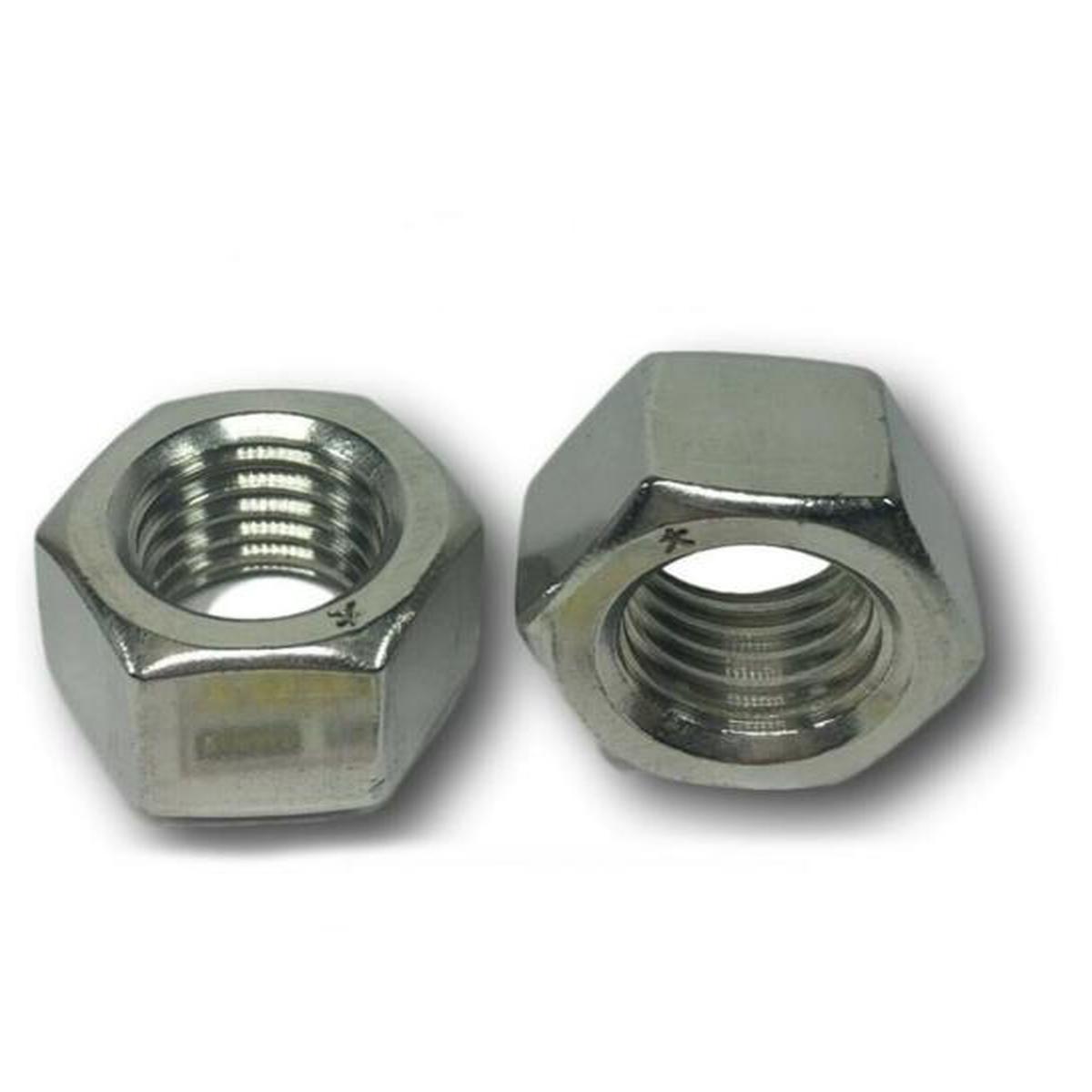 7/16"-14 Stainless Steel FInished Hex Nuts 304 / 18-8 7/16"-14