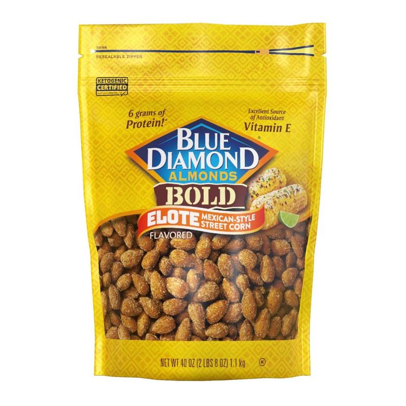 Blue Diamond Bold Elote Mexican Style Street Corn Almonds (40 oz.)