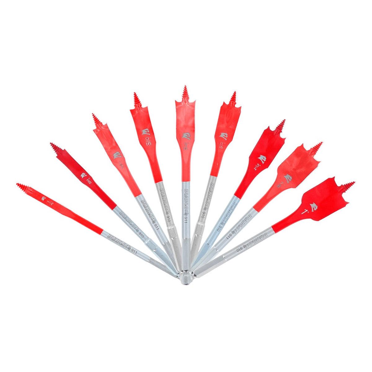 Diablo SPEEDemon 9pc Spade Bit Set