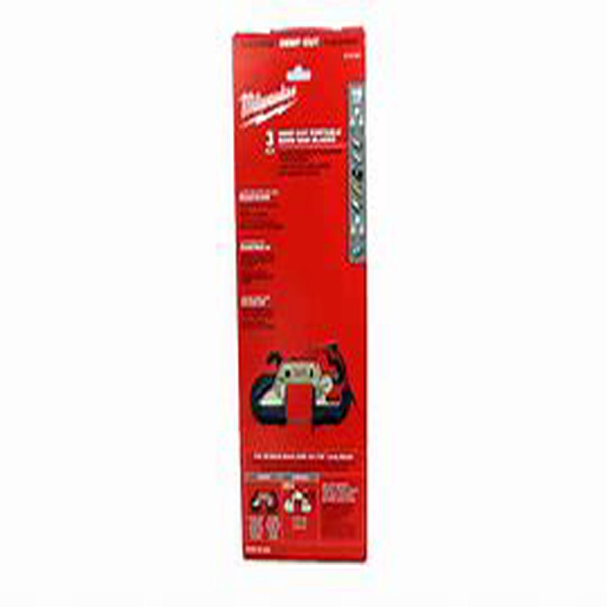 Milwaukee Electric Tool 48-39-0521 Band Saw Blade 18 TPI Standard Deep Cut Portable (3Pack)