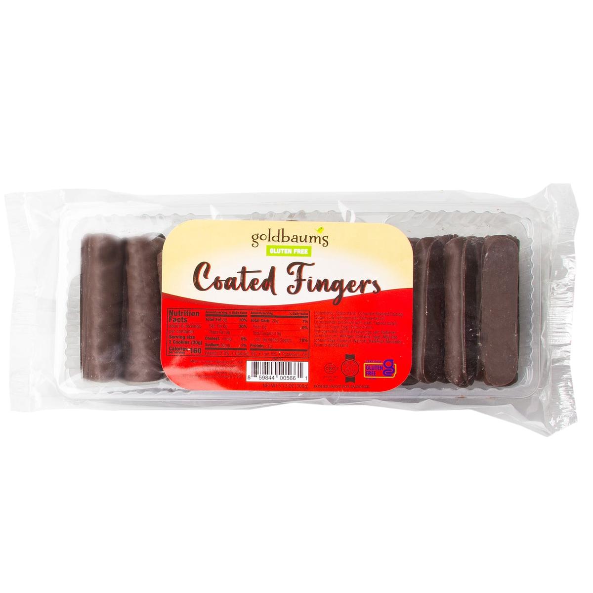 Passover Chocolate Coated Fingers - 5.73oz