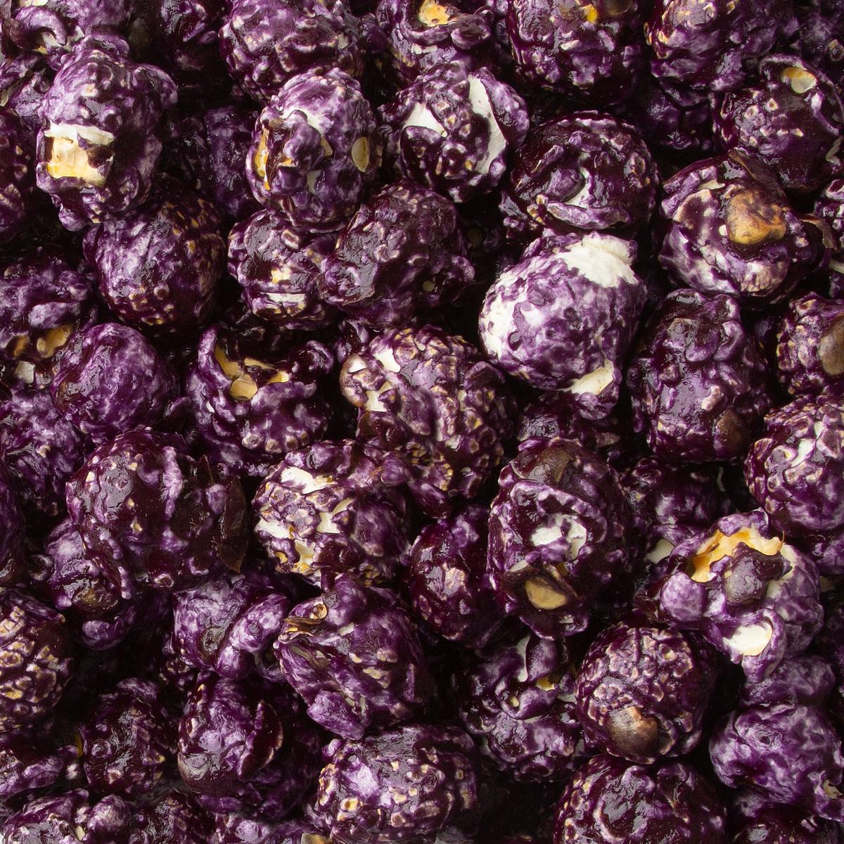 Purple Candy Coated Popcorn - Grape