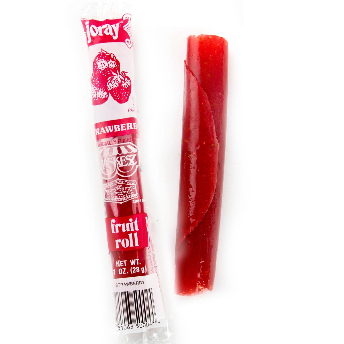 Strawberry Fruit Leather Rolls