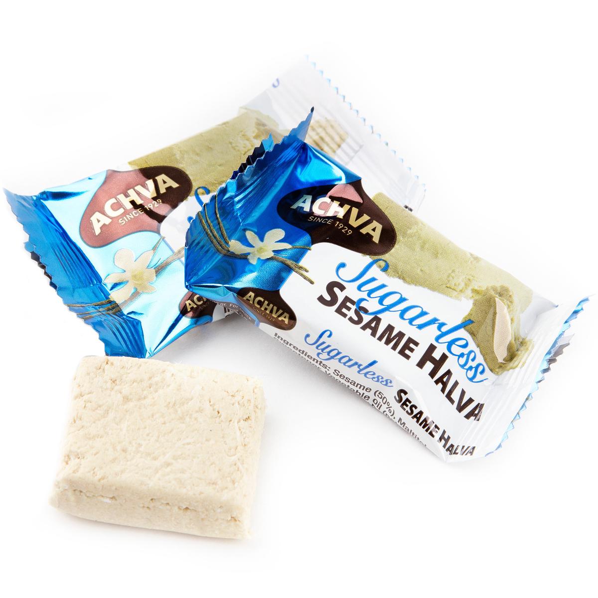 Sugarless Vanilla Sesame Halva Mini Bars - 11CT Box