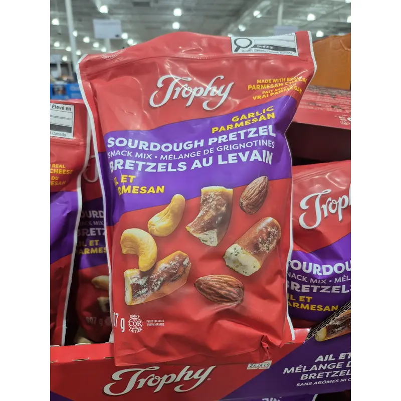 Trophy Garlic Parmesan Sourdough Pretzel Snack Mix - 1 x 907 Grams