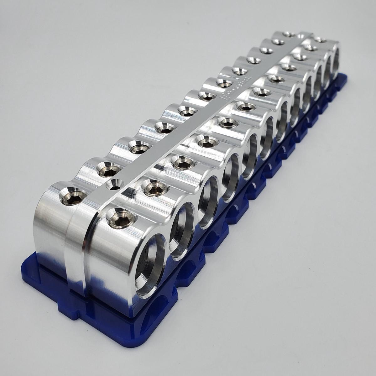 1/0 Distribution Blocks New Style - 24 hole | blue