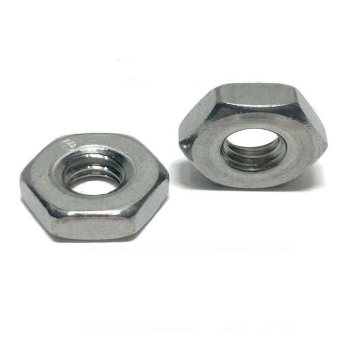 #10-24 Stainless Steel Finished Hex Nuts 304 / 18-8