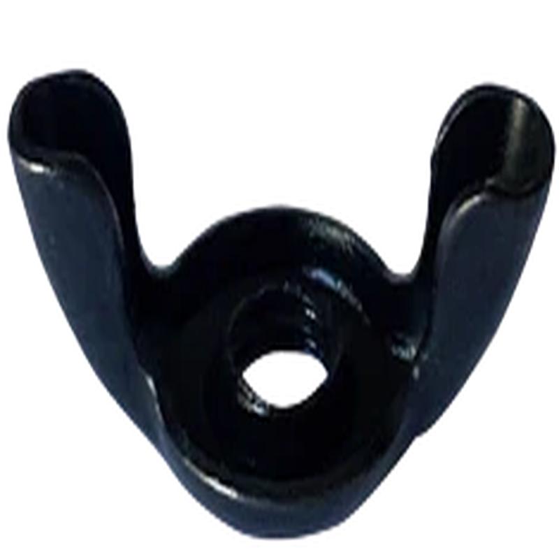 [2000 BULK] Wing Nuts Stamped Steel Black Oxide & Oil Finish 10/32