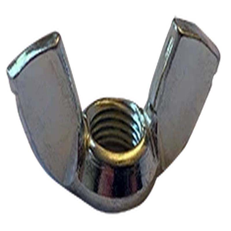 [2000 BULK] Wing Nuts Stamped Steel Zinc Plated 1/4-20