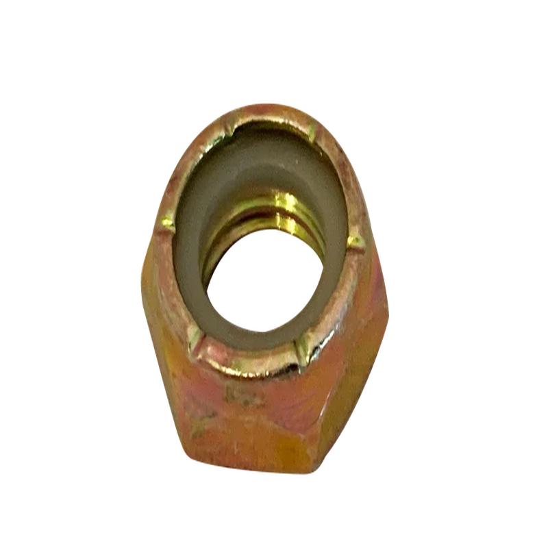 [400 BULK] Hex Lock Nuts Nylon Insert Thin Height NTM NTE Steel Zinc Yellow 5/8-18