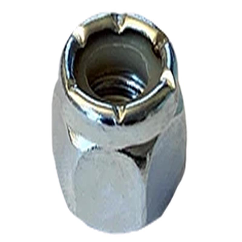 [50 PKG] Hex Lock Nuts Nylon Inserts Steel Zinc 1-14