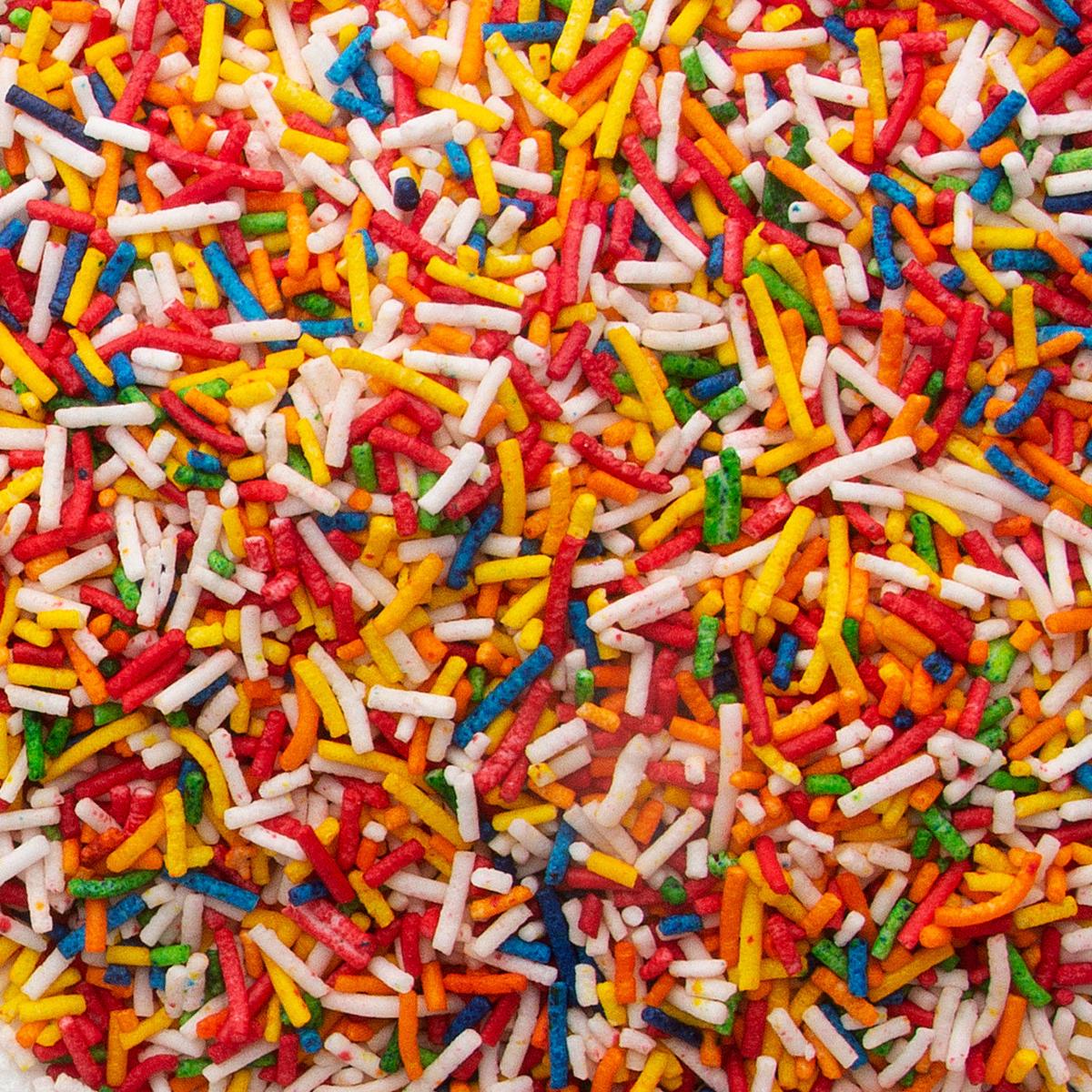 Passover Rainbow Sprinkles - 1 LB Bag