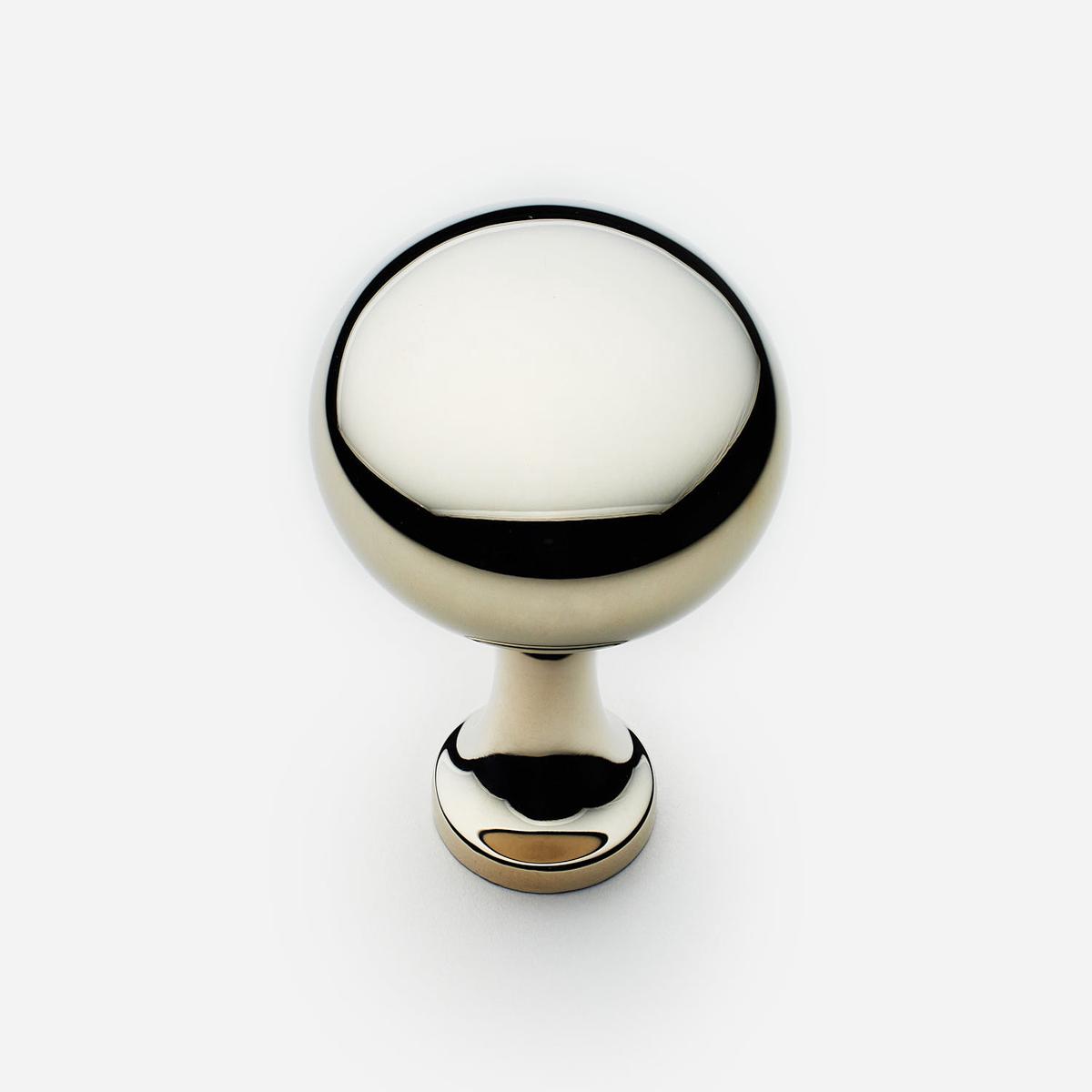 Belle Knob - Large | Polished Nickel