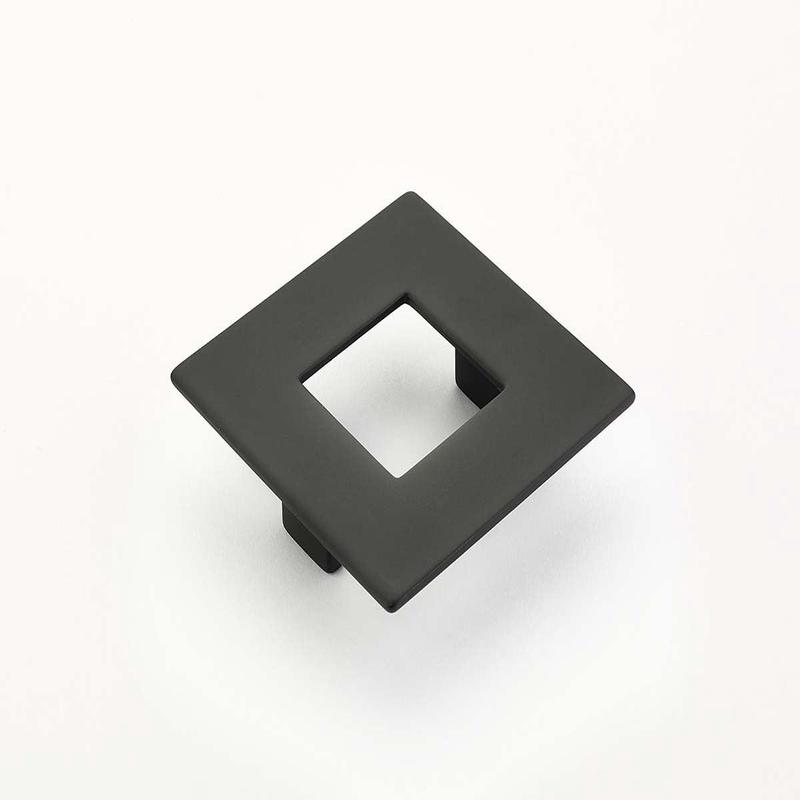 Schaub Pull, Square, Matte Black, 64 mm cc 443-MB