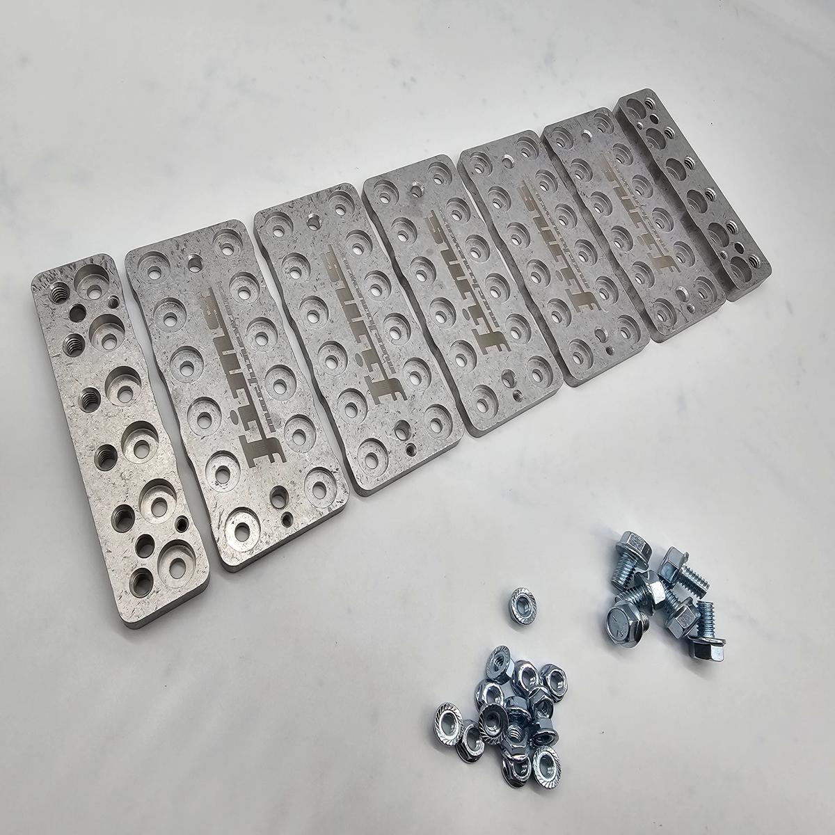 Scib 20ah,10ah & 6ah 6mm stud economy standard buss bar sets. - 6s6p(60ah)