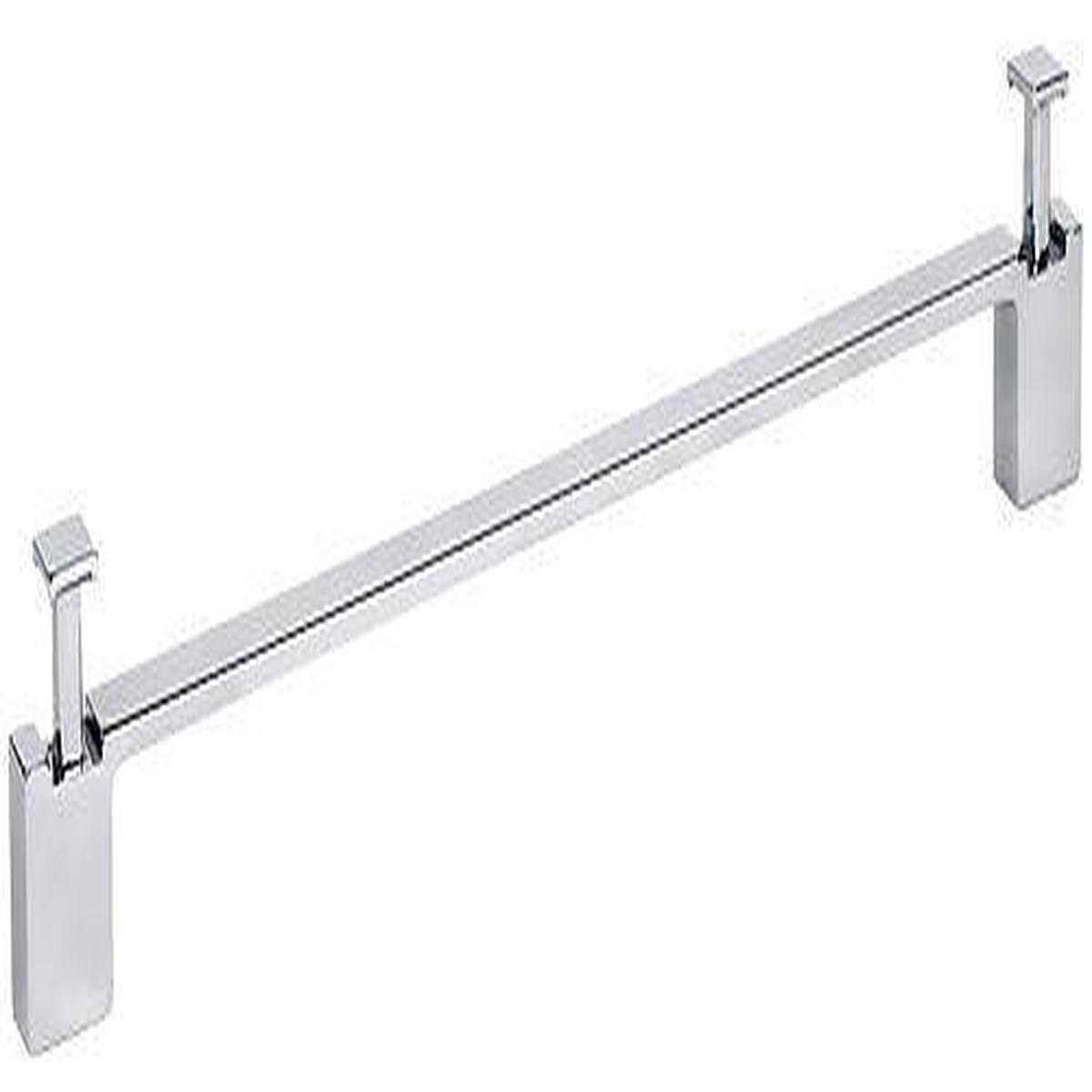 TopEx 12-9/16" (319mm)c.c. Long Cabinet Pull with Coat/Towel Hooks (Bright Chrome) TEX-8-1118032040
