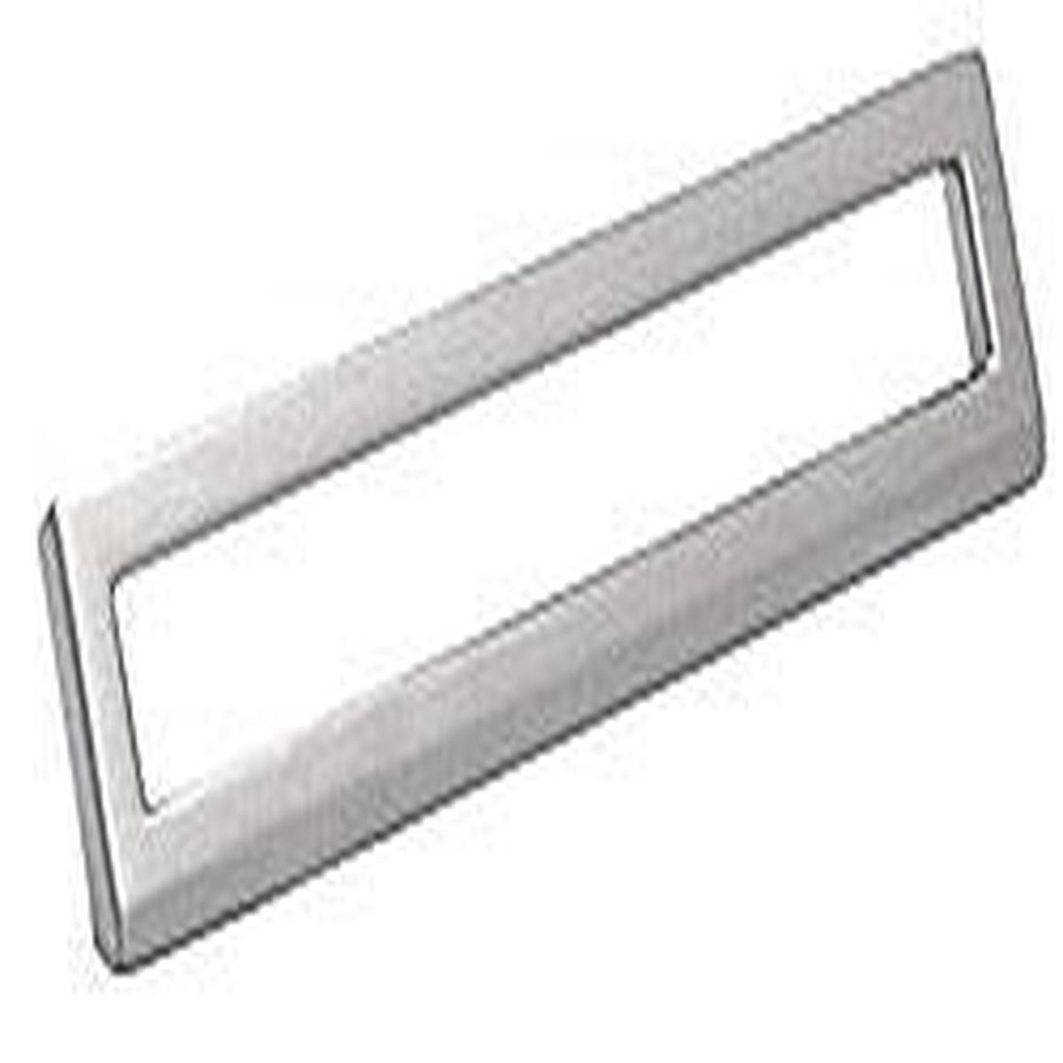 TopEx 5" (128mm)c.c. Bent Rectangular Cabinet Pull (Polished Chrome) TEX-8-102216012840
