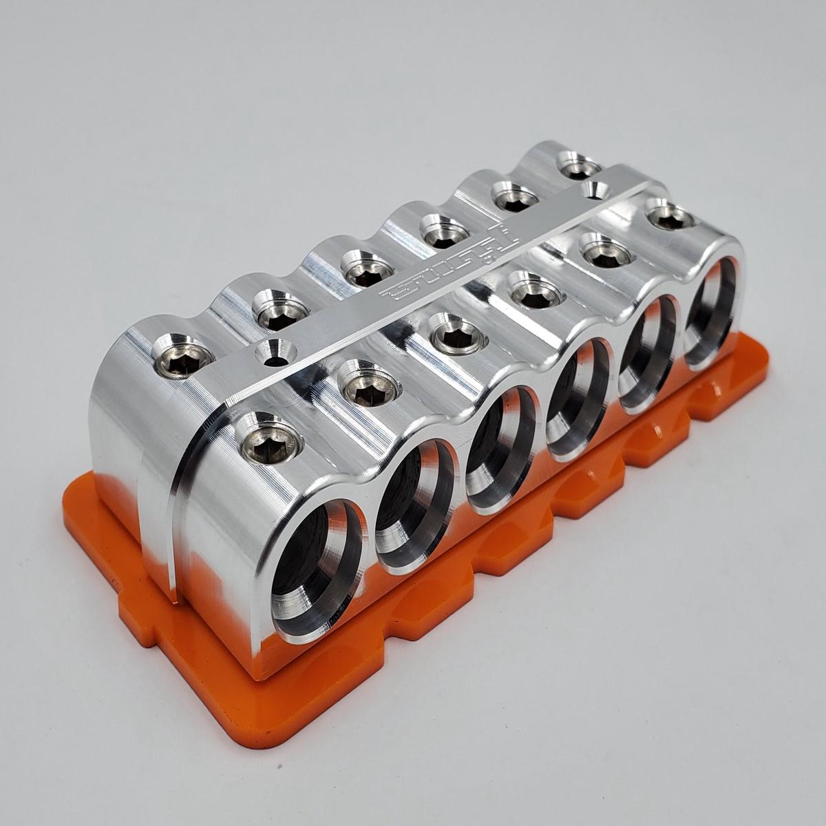 1/0 Distribution Blocks New Style - 12 hole | purple