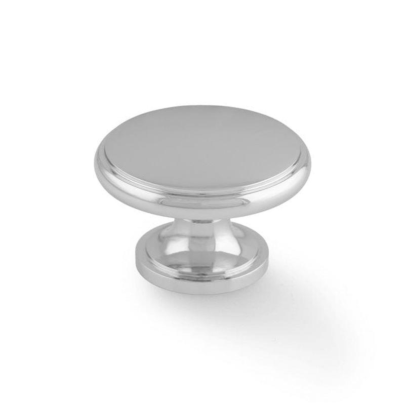 Alexander & Wilks - Cambridge Round Cupboard Knob - Polished Chrome