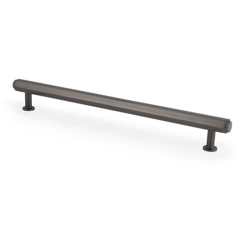 Alexander & Wilks - Vesper Hex T - Bar Cabinet Pull - Dark Bronze - 224mm C/C