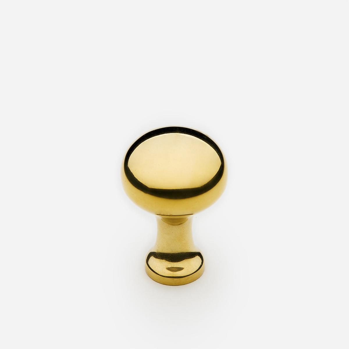 Belle Knob - Small | Polished Brass (Lacquered)