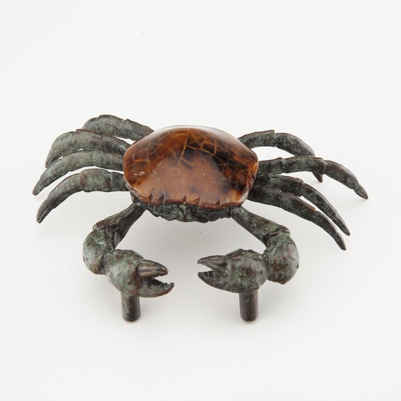 Schaub and Company Pull, Sea Crab, Tiger Penshell, 1-5/8" cc 951S-PEN