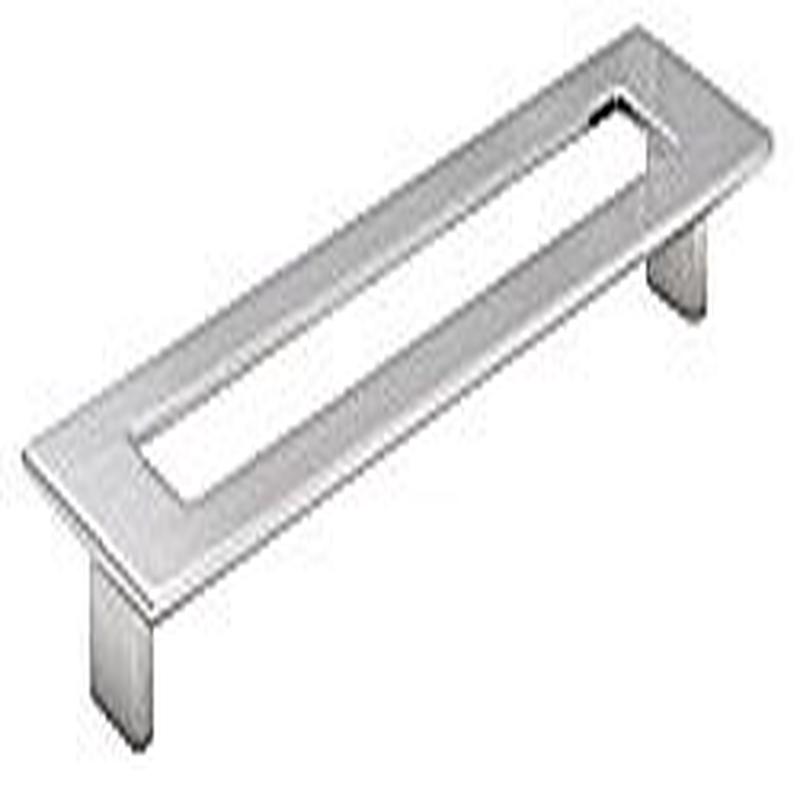 TopEx 5" (128mm)c.c. Rectangular Cabinet Pull With Center Hole (Polished Chrome) TEX-8-1070012840