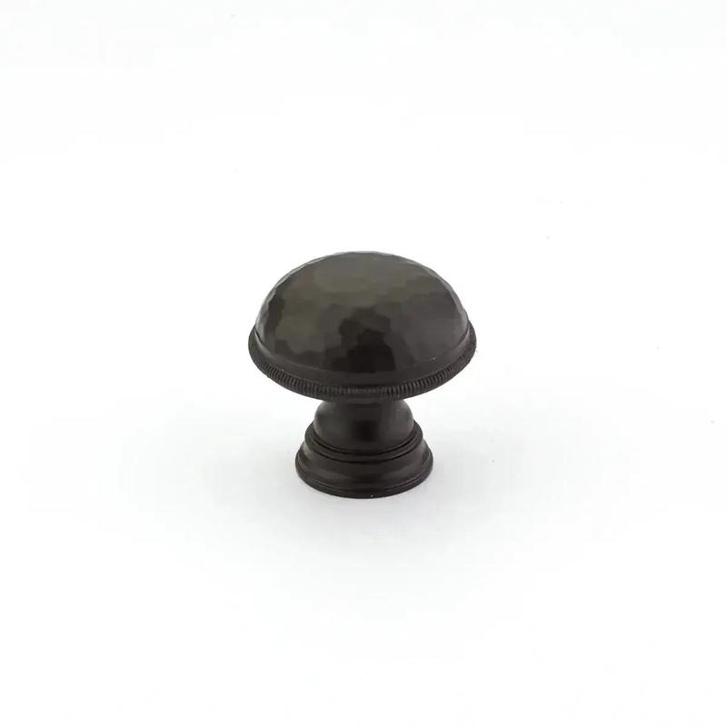 Atherton Hammered Knurled Edge Cabinet Knob