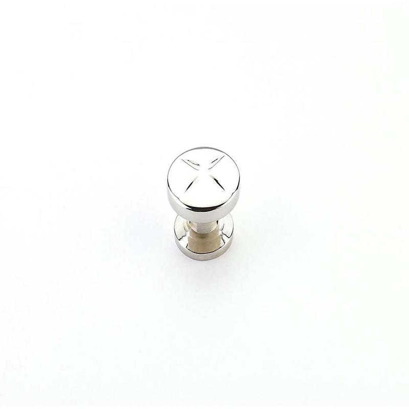 Schaub Knob, Polished Nickel, 1.375" dia 210-PN