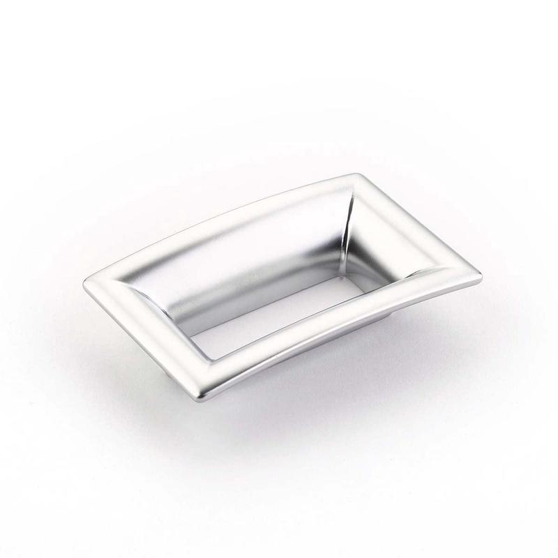 Schaub Pull, Flared Rectangle, Matte Chrome, 64 mm cc 441-M26