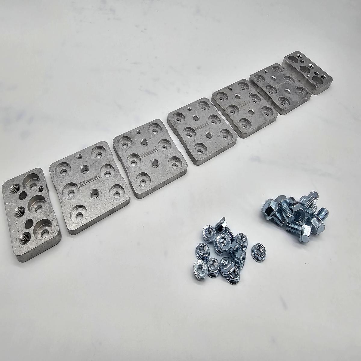 Scib 20ah, 10ah & 6ah 4mm stud economy standard buss bar sets. - 6s3p(30ah)