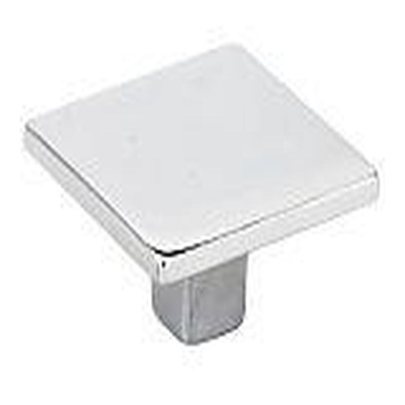 TopEx 1-3/8" (35mm) Small Square Cabinet Knob (Bright Chrome) TEX-1081735C40