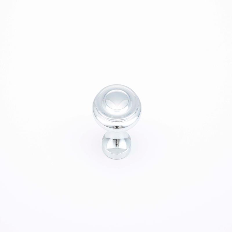 Schaub Knob, Polished Chrome, 1.25" dia 703-26