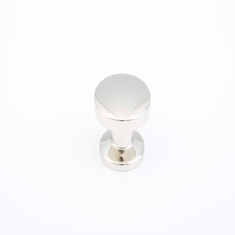 Schaub Knob, Polished Nickel, 1.375" dia 211-PN