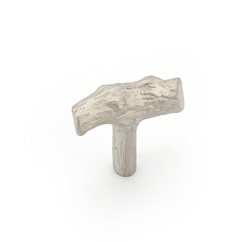 Schaub Knob, Twig, Antique Silver, 2 " dia 768-AS