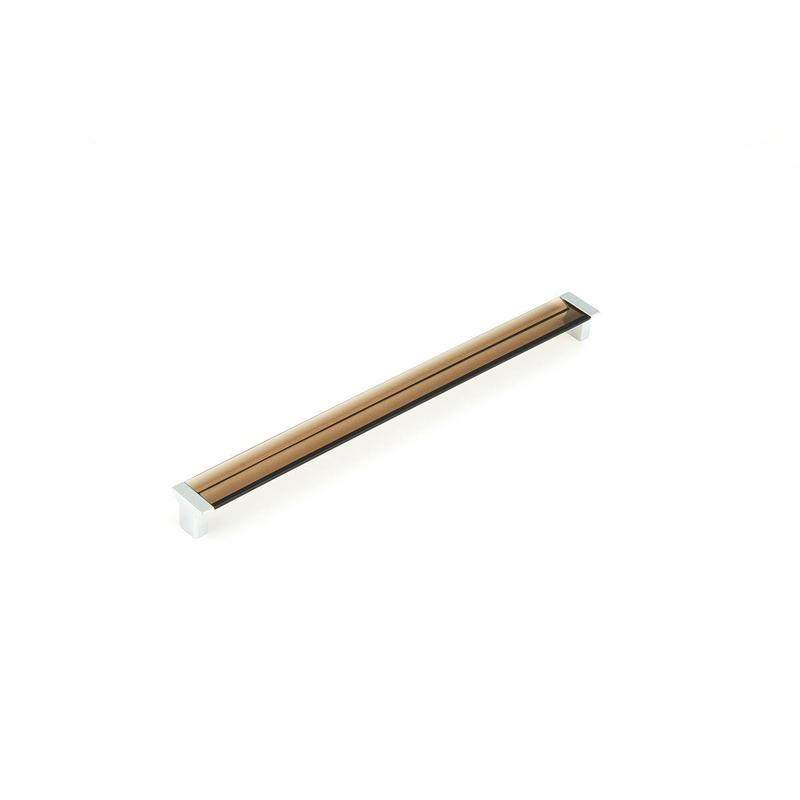 Schaub Pull, Polished Chrome, Smoke 320 mm cc 318-26 SM
