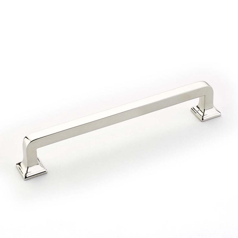 Schaub Pull, Polished Nickel, 6" cc 537-PN