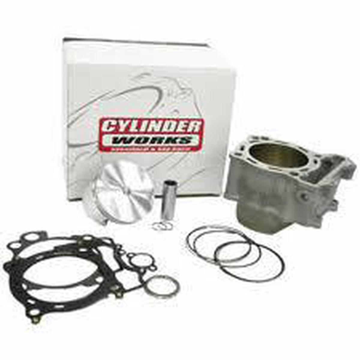 Cylinder Works Cylinder Kit 77Mm Cylinder Top Gasket Set And Vertex Piston Kit Kawasaki Kx250F 06-08
