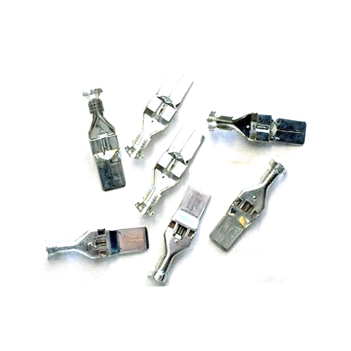 Terminals 8Mm Male Spade 6 Pack