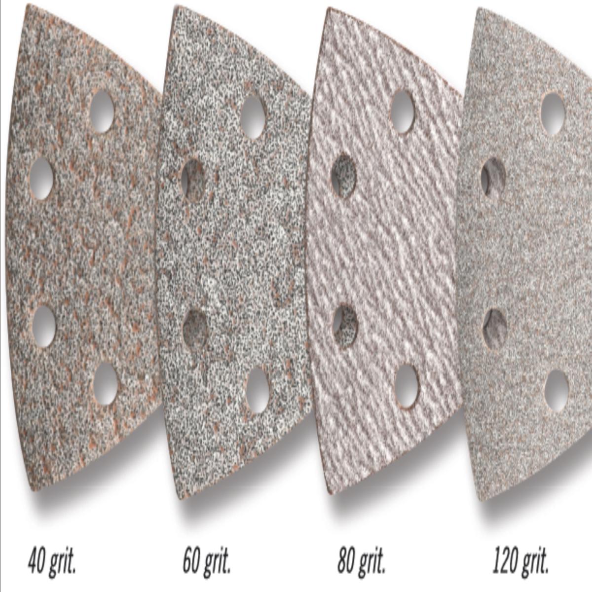 Tusk Multi Tools Triangle Sandpaper 40 Grit 10Pc Pack
