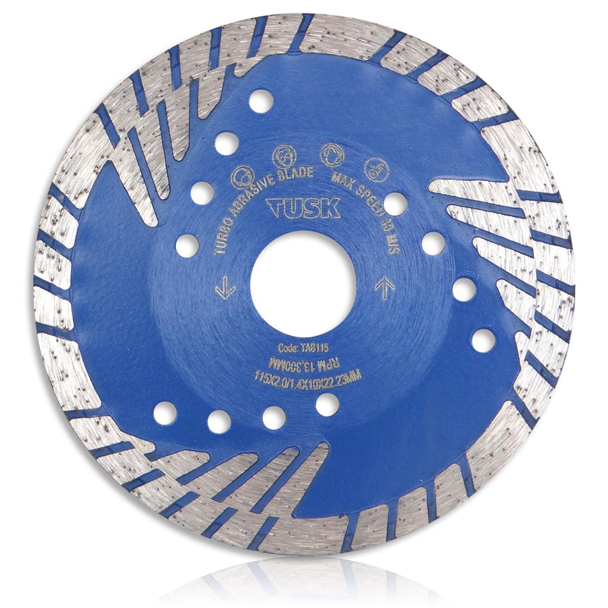 Tusk Turbo Abrasive Blades 180 X 2.6/1.6 X 10 X 25.4(22.23)