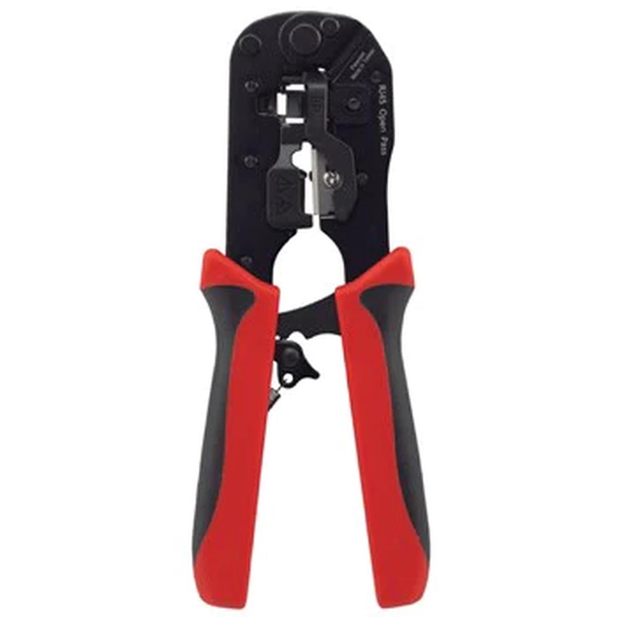 Hanlong Ht-580Er Unshielded & Shielded Modular Plug Crimping Tool Rj45 Open-Pass