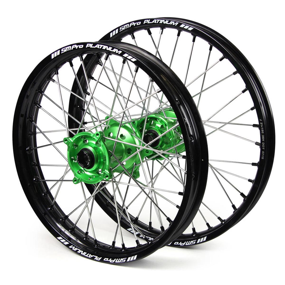 Wheel Set Complete Sm Pro Platinum Front & Rear Kawasaki Kx250F 06-22 Kx450F 06-22