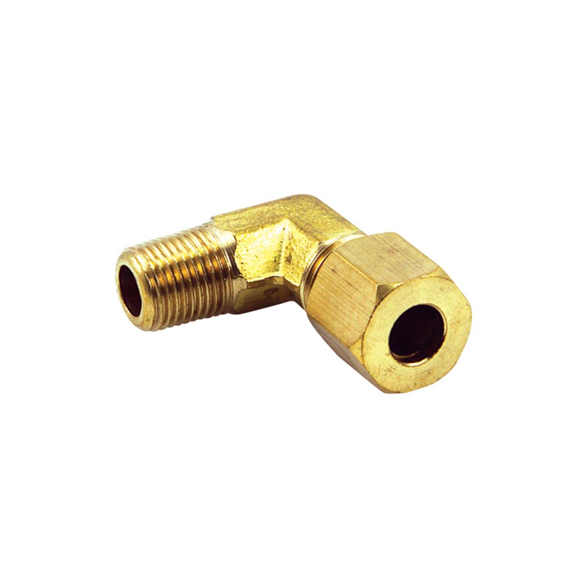 1/4in x 1/4in BSP Brass Single Union Elbow 90Deg.