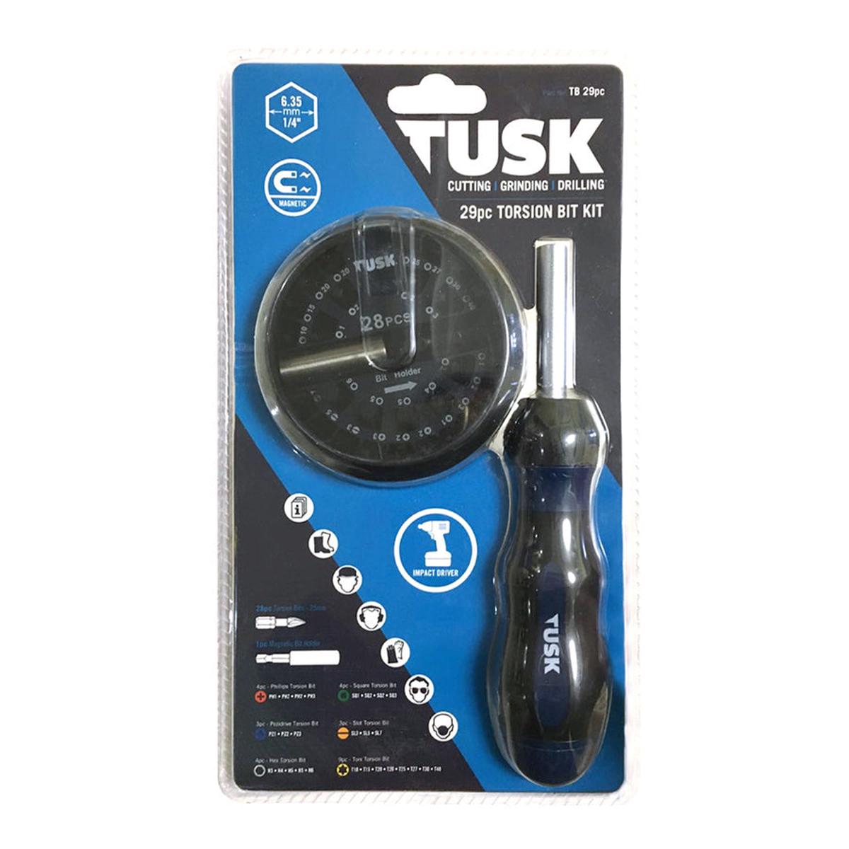 Tusk Torsion Bits 25Mm 29Pc Kits