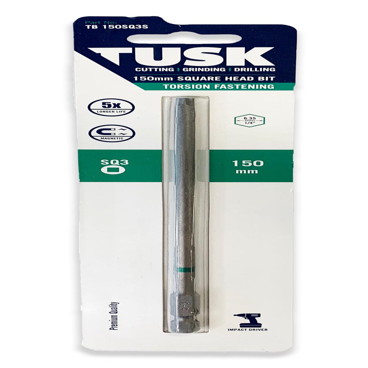 Tusk Torsion Bits - 150Mm Sq3 X 1Pc