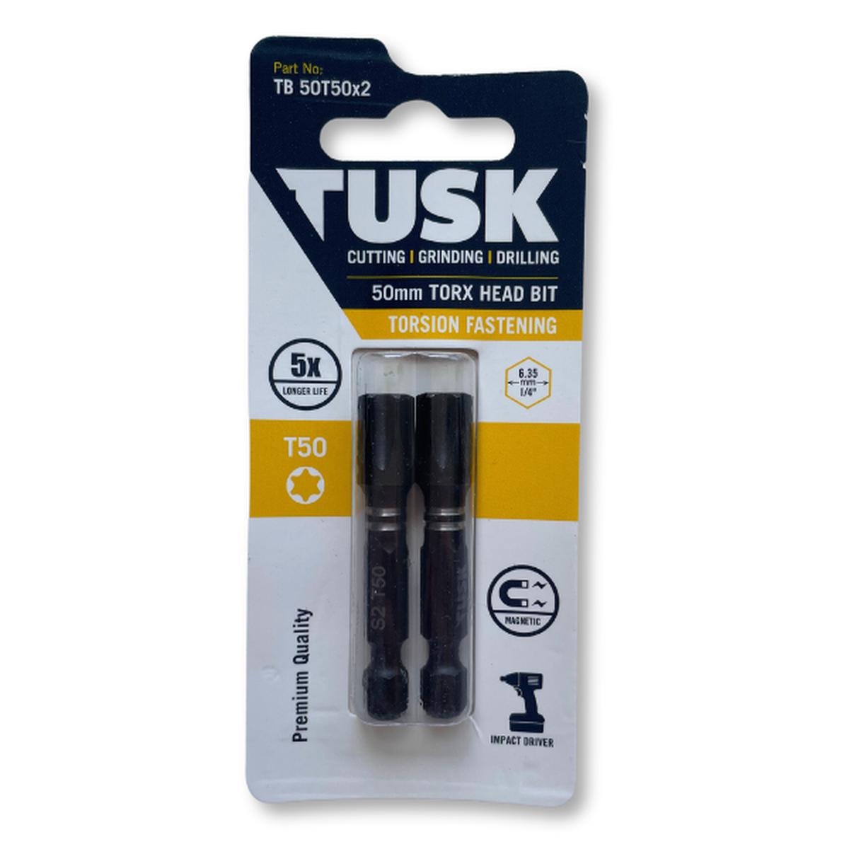 Tusk Torsion Bits 50Mm Torx50 X 2Pc